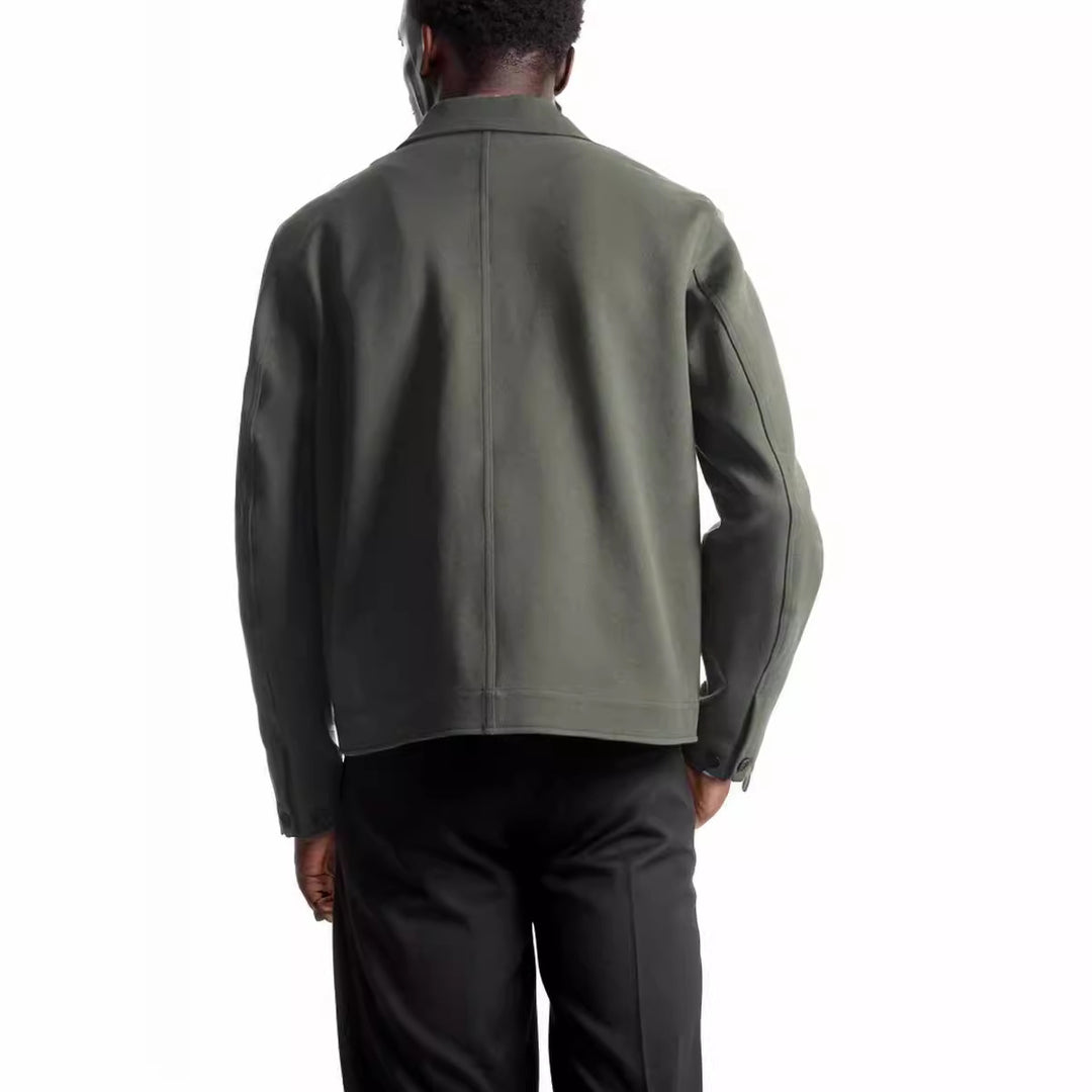 Herren modische Designerjacke mit praktischen Taschen R&B