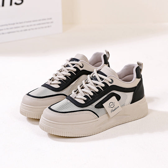 Damen Sportliche Sneakers mit atmungsaktiven Mesh-Einsätzen und rutschfester Sohle R&B