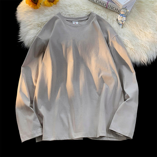 Damen Lässiges Langarmshirt aus hochwertiger Baumwolle R&B
