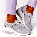Damen Sportliche Sneakers mit atmungsaktivem Mesh-Obermaterial R&B