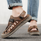 Damen Komfortable Outdoor-Sandalen mit verstellbarem Riemen und atmungsaktiver Obermaterialstruktur R&B