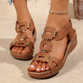 Damen Modische Sandalen mit Sicherheitsverschluss R&B