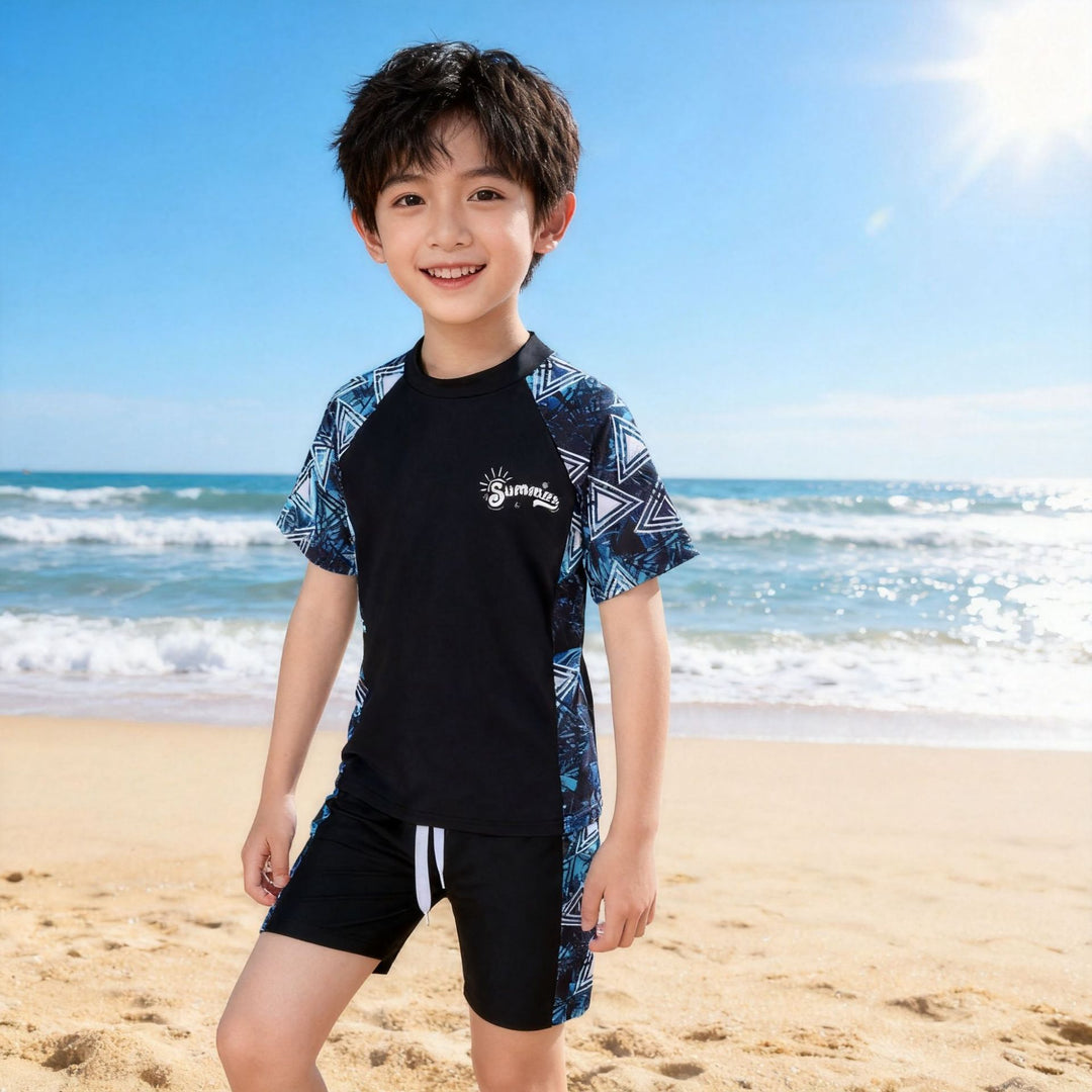 Jungen UV-Schutz Schwimmanzug R&B