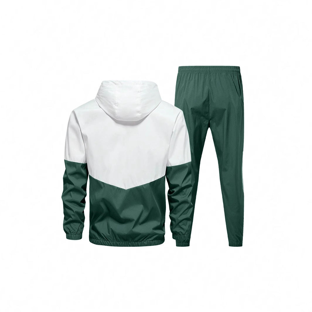 Herren Sportanzug mit atmungsaktiver Jacke und elastischen Jogginghosen