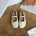 Damen Elegante Mary Jane Ballerinas mit feinen Lochmustern und modischem Riemchen R&B