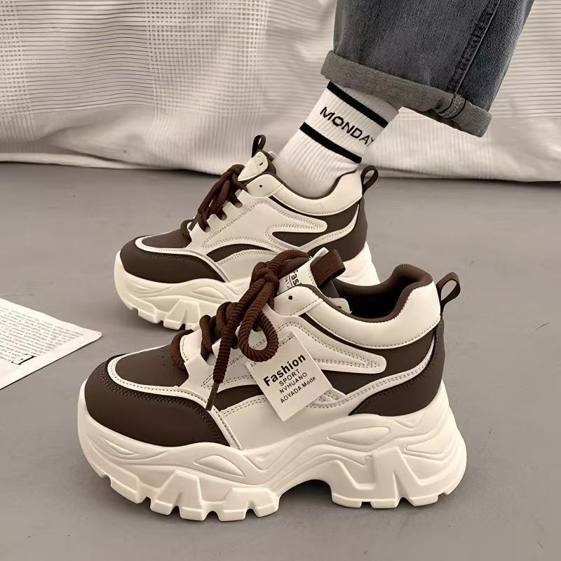 Damen Chunky Sneakers mit vielseitigem Design und bequemer Dämpfung Heidi Mode