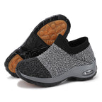 Damen Luftige Slip-On Laufschuhe mit dämpfendem Fußbett