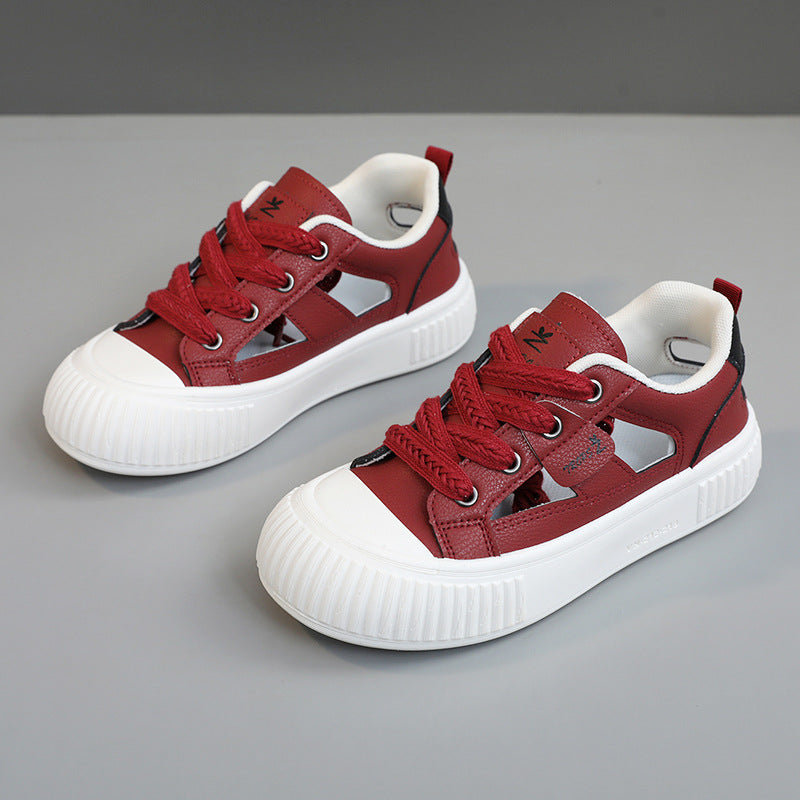 Damen Sportliche Sneaker mit atmungsaktiver Obermaterialstruktur und stoßdämpfender Sohle R&B