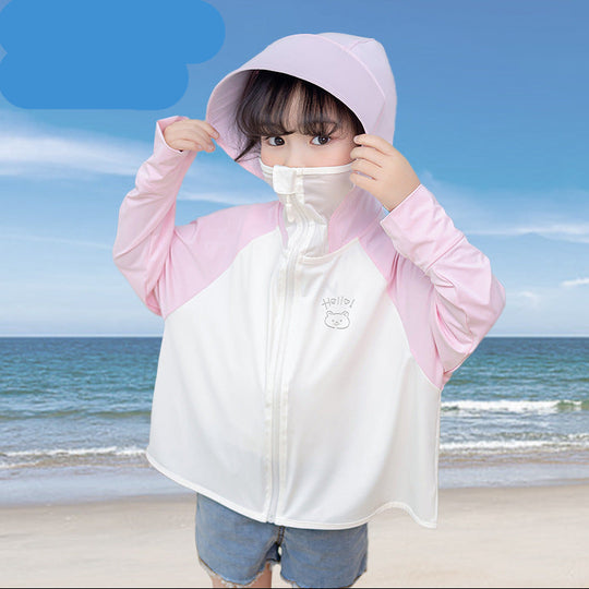 Jungen Outdoor-Schutzjacke mit Kapuze R&B