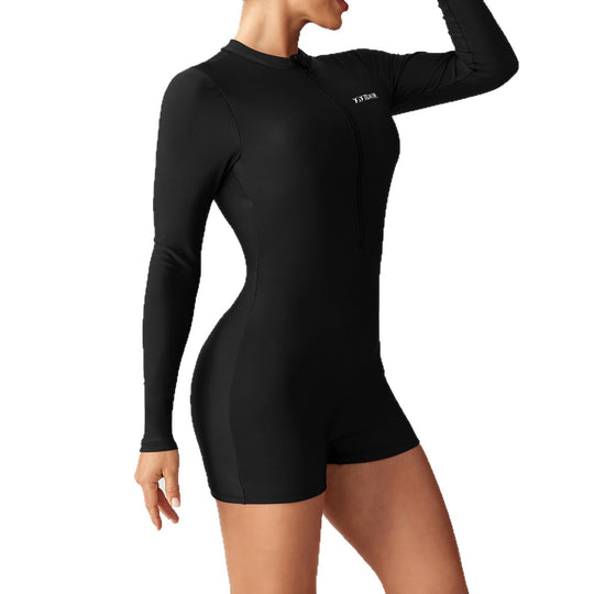 Damen Langärmeliger Schwimmanzug R&B