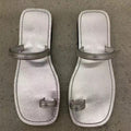Damen eleganten Zehentrenner-Sandalen mit modischem Riemendesign und komfortablem Fußbett R&B