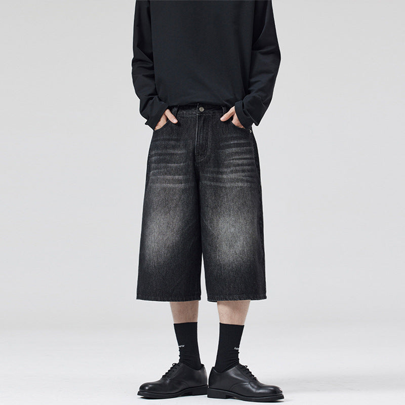 Damen Weite Denim-Culotte im lässigen Schnitt R&B