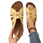 Damen offene Komfortsandalen mit stylischem Schnitt R&B