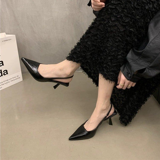 Damen Sling-Pumps mit Leopardenmuster R&B