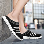 Unisex nan leichte Strick-Mule mit konturierter Komfortsohle und flexibler Profillaufsohle R&B