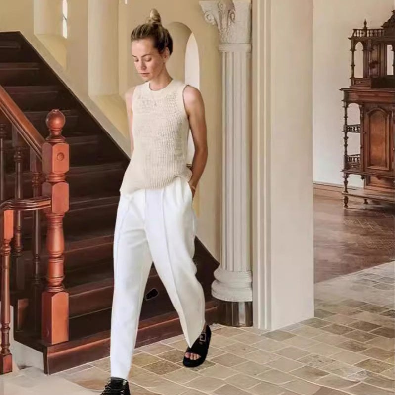 Damen Strickoberteil mit raffiniertem Lochmuster R&B