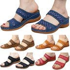 Damen Elegante Sandalen mit atmungsaktivem Obermaterial und verstellbaren Riemen R&B