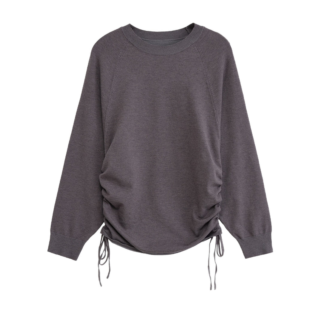 Damen Sportlicher Pullover mit seitlichen Schnürungen R&B