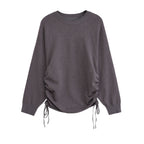 Damen Sportlicher Pullover mit seitlichen Schnürungen R&B