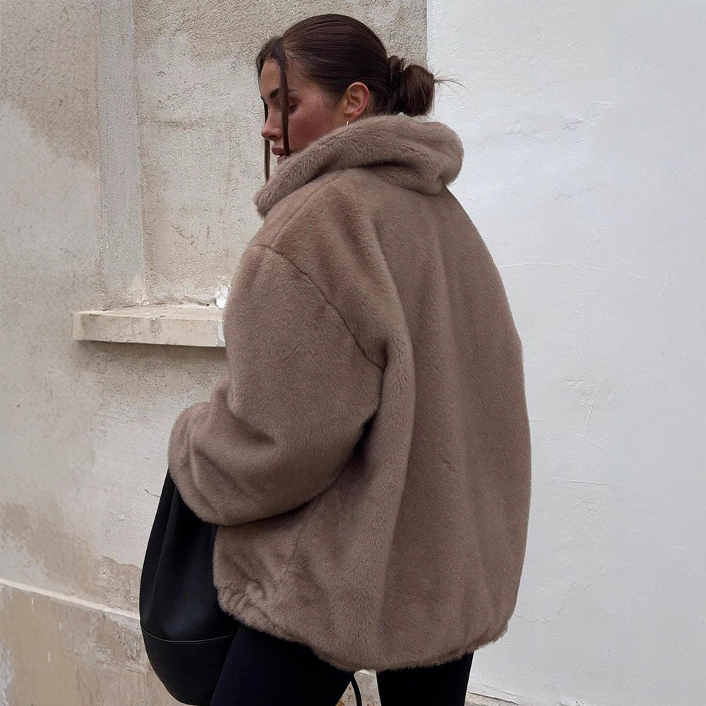 Damen Kuschelige Steppjacke R&B