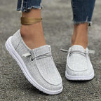 Damen Slip-On Sneakers mit elastischem Riemen R&B