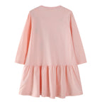 Mädchen Sweatkleid mit buntem Einhorn-Design und Glitzerapplikationen R&B