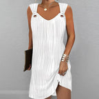 Damen Minikleid mit Wellenmuster R&B