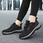 Damen atmungsaktive Laufschuhe mit elastischem Schnellschnürsystem R&B