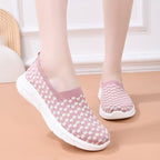 Damen Slip-On Sneakers mit flexiblem Strickdesign R&B