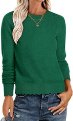 Damen Sweater mit Wellenkante R&B