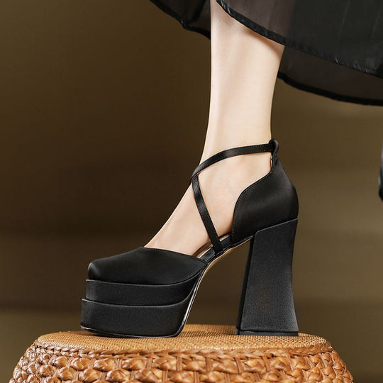 Damen High Heel Plattform Pumps R&B