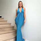 Damen Elegantes Wickelkleid mit tiefem V-Ausschnitt und raffinierten Drapierungen R&B