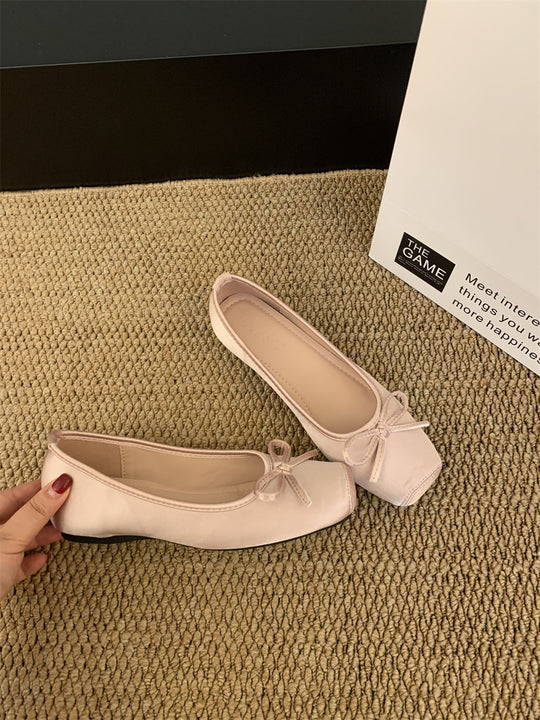 Damen Ballerina mit elegantem Schleifendetail R&B