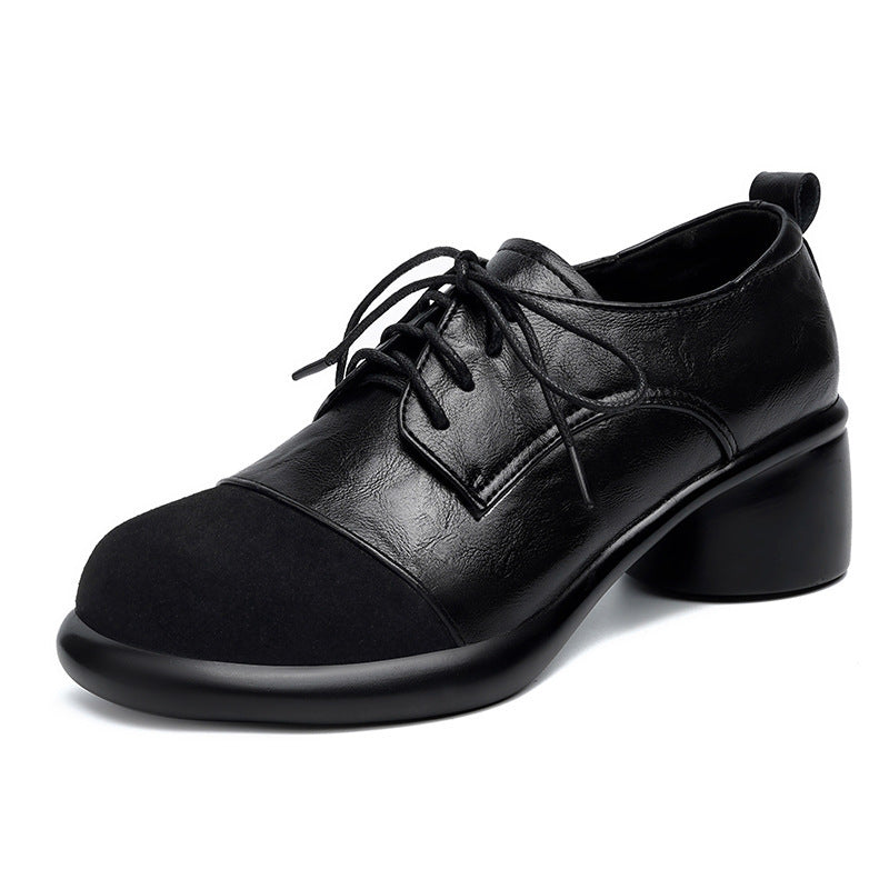 Damen Elegante Schnürschuhe mit modischem Blockabsatz R&B