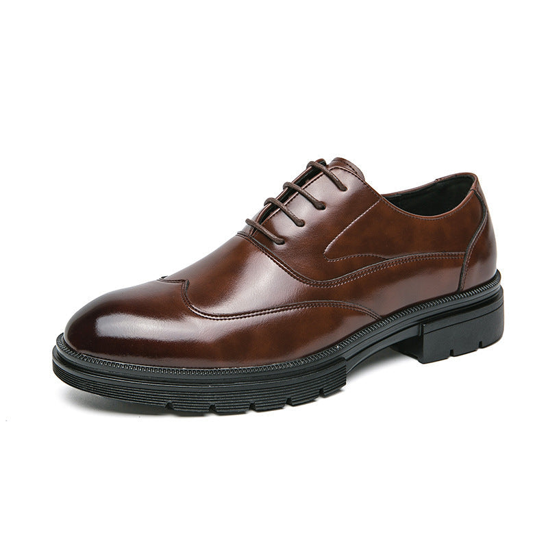 Damen Elegante Schnürschuhe mit hochwertigem Leder und rutschfester Sohle R&B
