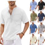 Herren Leichte Kurzarm-Hemd R&B