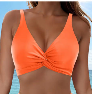 Damen Sportliches Bikinioberteil mit Twist-Design R&B