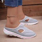 Damen atmungsaktive Freizeitschuhe mit offenem Fersenbereich und rutschfester Sohle R&B