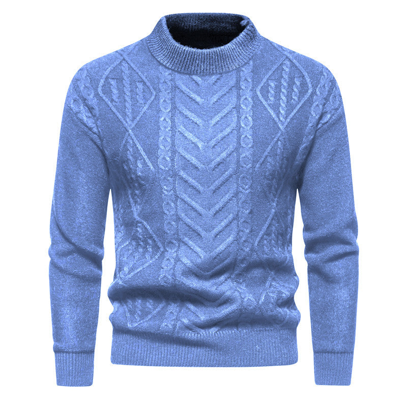Herren Strickpullover mit strukturiertem Muster R&B