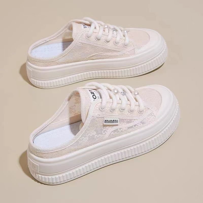 Damen Sneakers mit trendigem Schnitt und modischer Netzoberfläche R&B