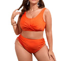Damen Bikini-Set mit anpassbarem Twist-Oberteil und hochgeschnittenen Unterteilen R&B