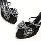 Damen modische Pumps mit dekorativem Schleifen-Design R&B