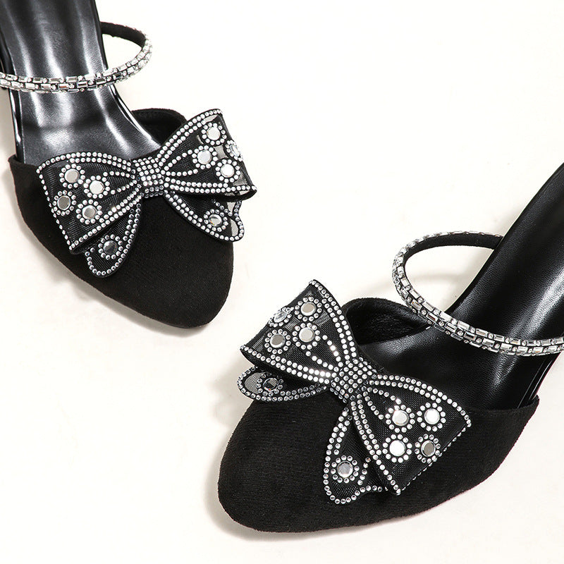 Damen modische Pumps mit dekorativem Schleifen-Design R&B