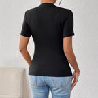 Damen T-Shirt mit floralem 3D-Design R&B