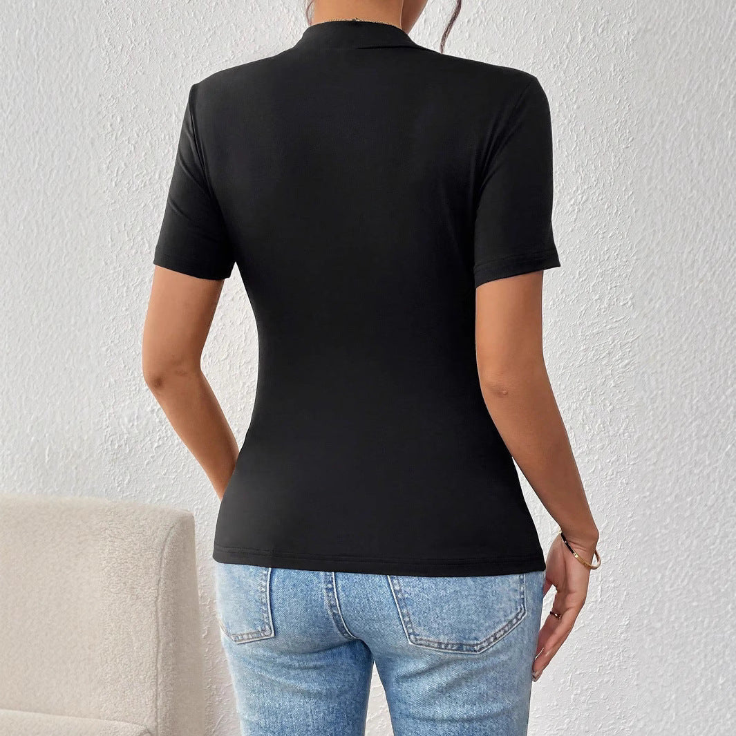 Damen T-Shirt mit floralem 3D-Design R&B