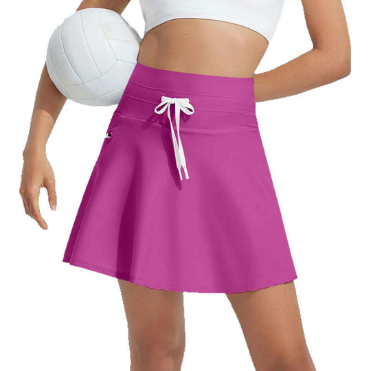 Damen Sportliche Badeskirt mit verstellbarem Taillenbund R&B