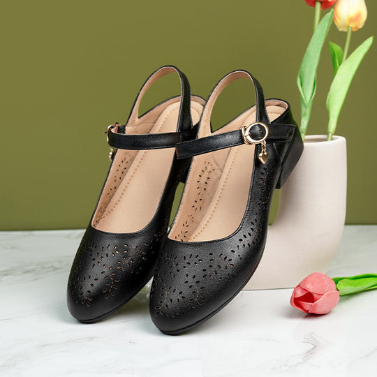 Damen Ballerinas mit modischem Lochdesign und bequemer Sohle R&B