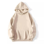Damen Oversized Kapuzenpullover mit Kängurutasche R&B