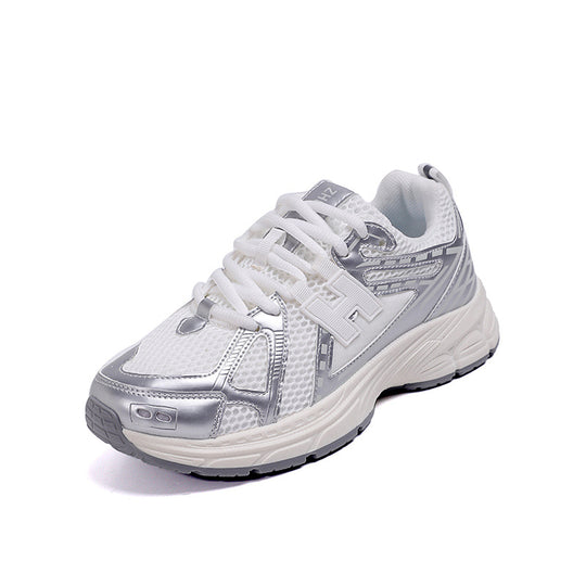 Damen Sportliche Laufschuhe mit atmungsaktiver Netzoberfläche und stoßdämpfender Sohle R&B