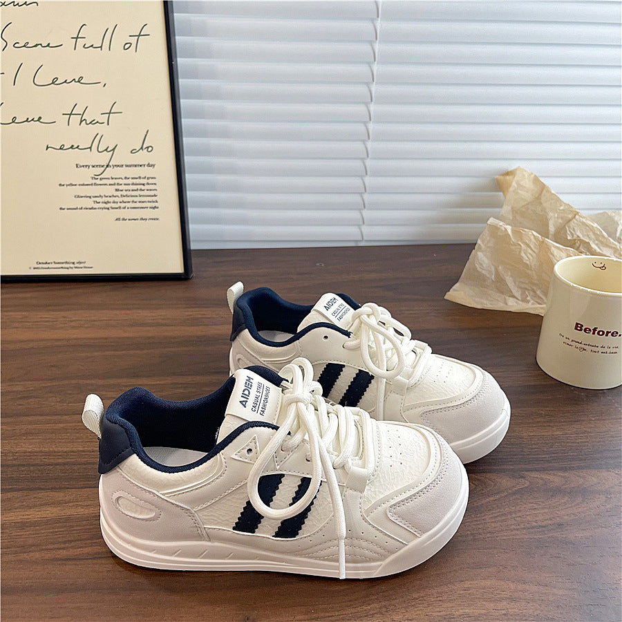 Damen Sportliche Sneaker mit atmungsaktiver Oberflächenstruktur und rutschfester Sohle R&B